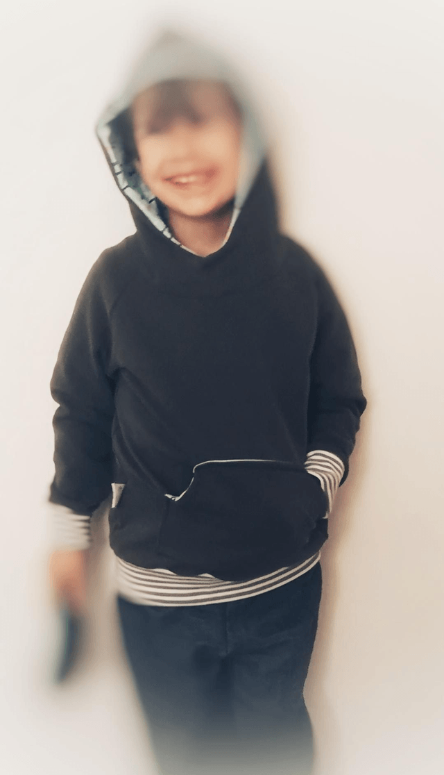 Sweat à capuche évolutif hiver sur mesure 